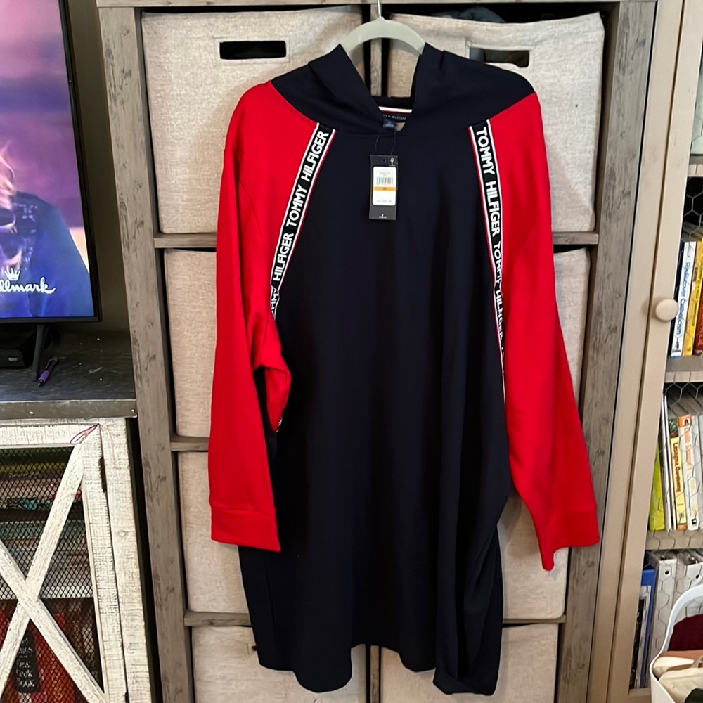 Tommy Hoodie Dress 3x NWT